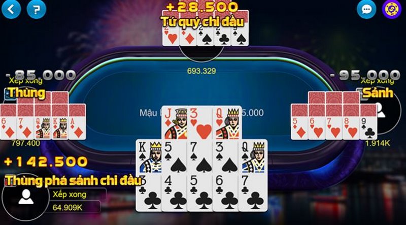 Ưu điểm của game bài mậu binh Clubv